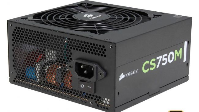 The Corsair CS750M power supply is down to $60