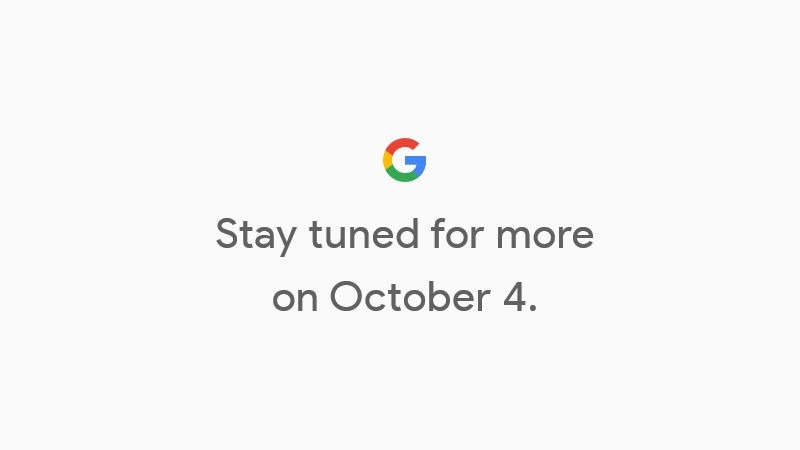 Google Pixel 2, Pixel 2 XL to Be Launched on October 4, Google Teases