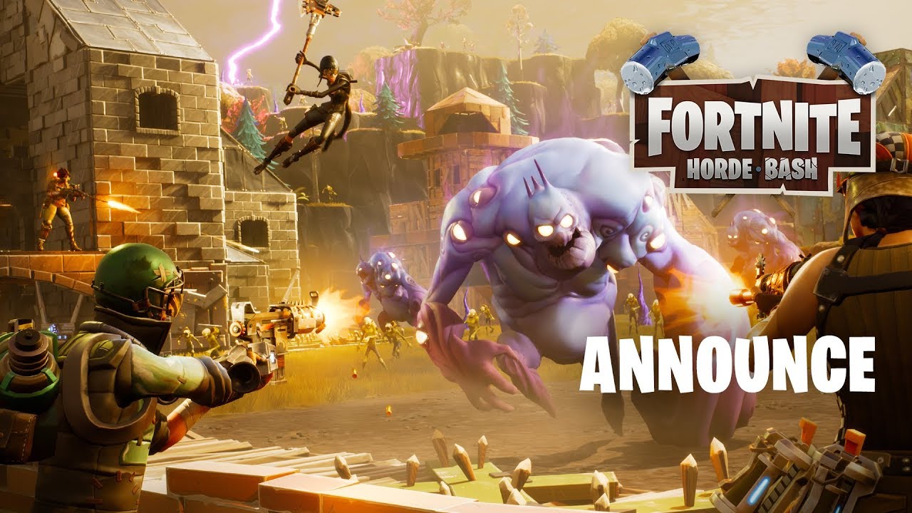 Tower defense/shooter Fortnite is getting a horde bash event on October 5th.