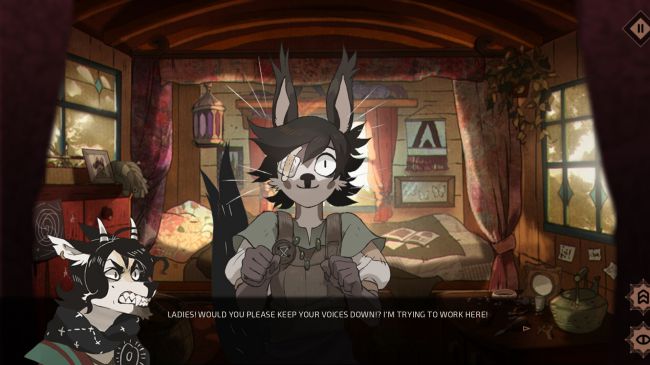 Try the demo for Crown of Leaves, a visual novel about an anthropomorphic jeweler