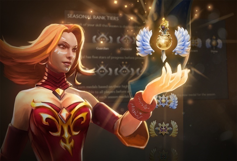 Dota 2 gets multi-tiered Rank Medal system