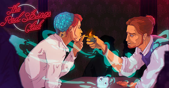 The Red Strings Club is a cyberpunk tale of life, happiness, and psychological bartending
