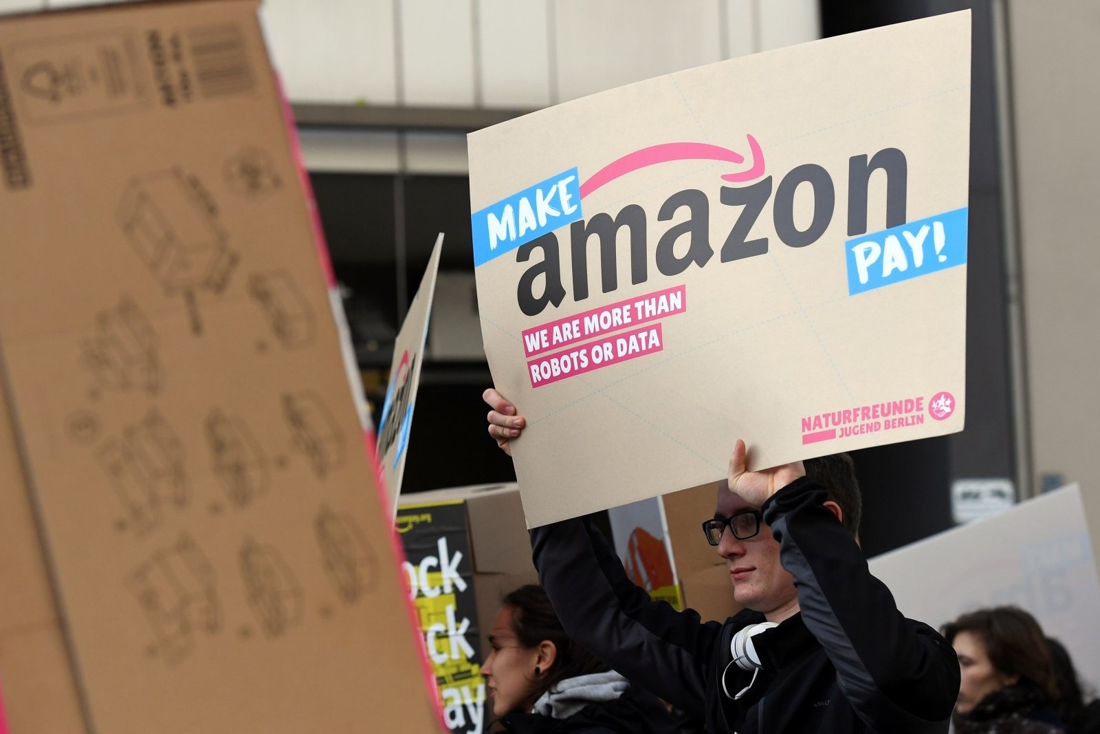 Amazon’s warehouse workers strike in Germany and Italy