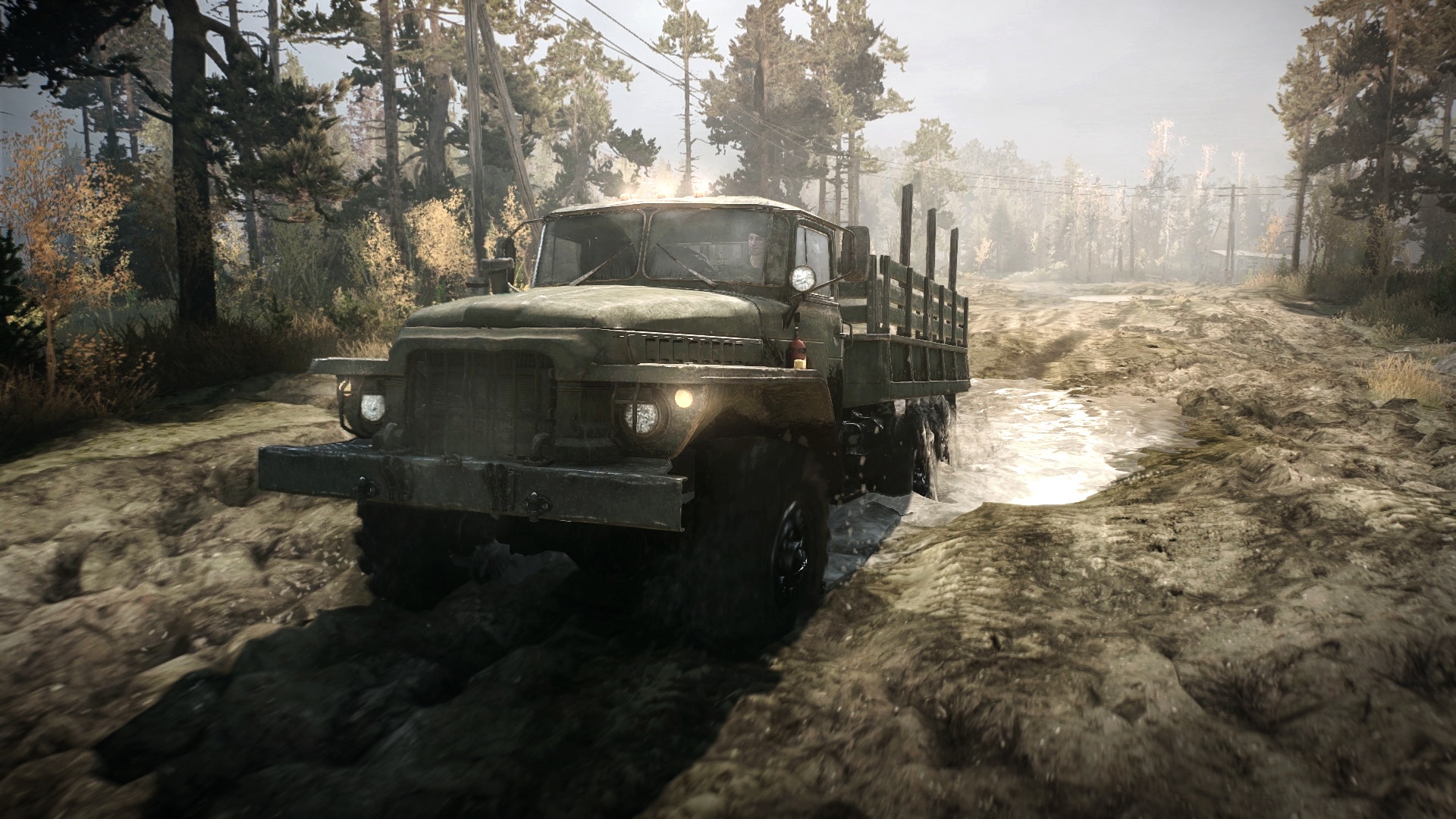 Spintires: MudRunner is out now with a bumping launch trailer