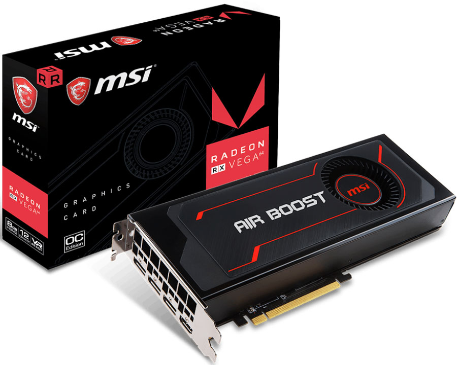MSI’s Radeon RX Vega 64 Air Boost has a bigger exhaust for better cooling