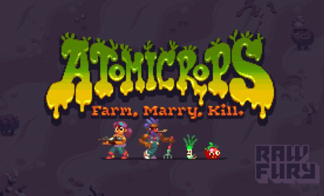 Twin-stick farming roguelike Atomicrops looks like the exact opposite of Stardew Valley
