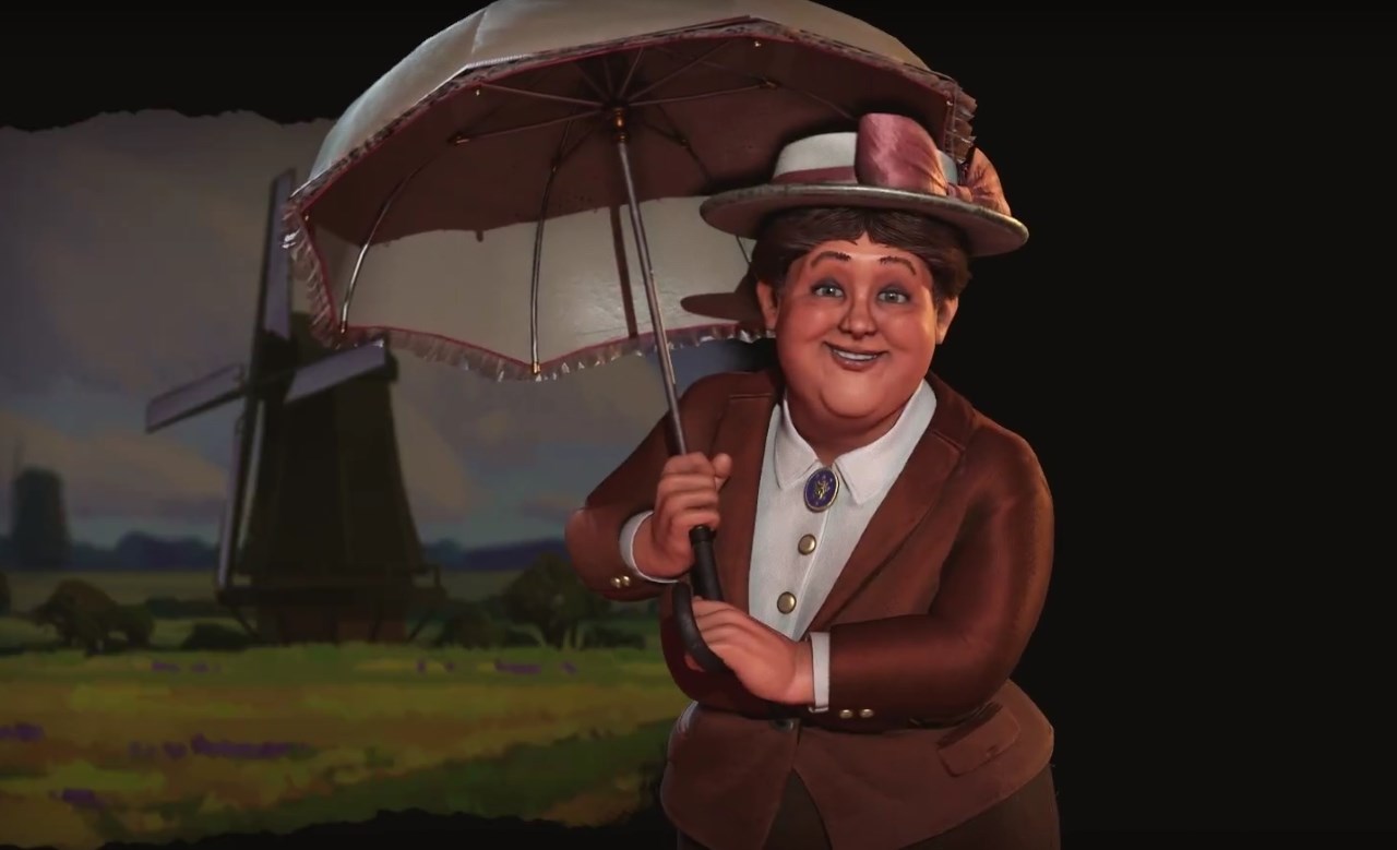 Queen Wilhelmina leads the Netherlands into Civilization 6: Rise and Fall