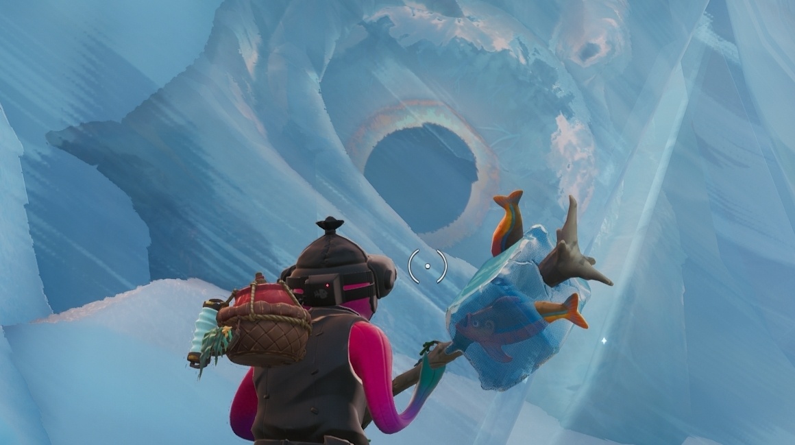 Disgusting giant eyeball emerges beneath Fortnite’s Polar Peak