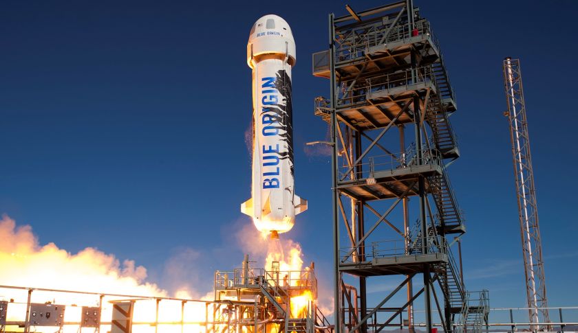 Blue Origin’s New Shepard rocket. Credit: Blue Origin